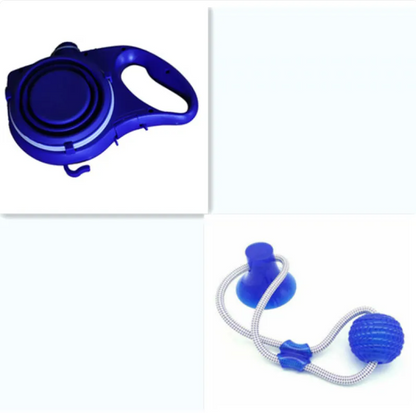 Travel Pet Care Kit with Bottle & Rope