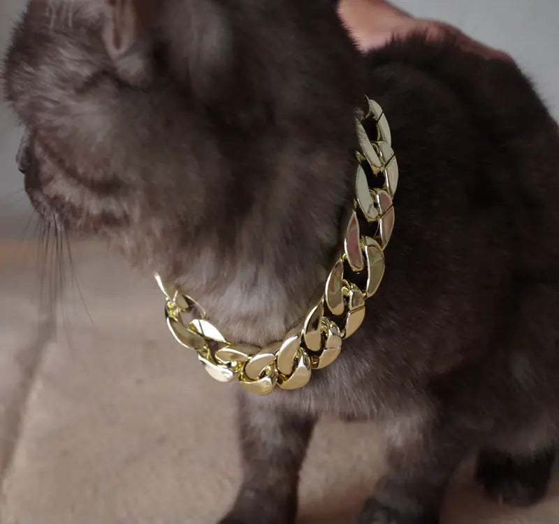 Elegant Pet Chain Necklaces