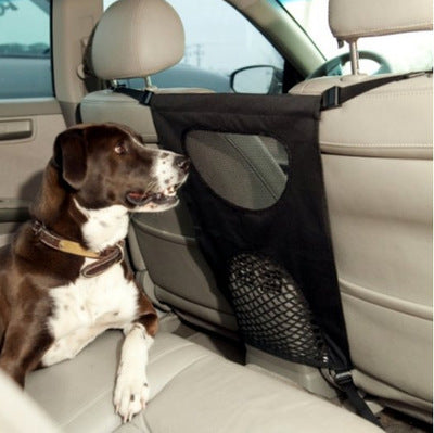Car Rear Seat Dog Barrier